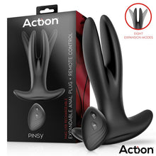 Carica l'immagine nel visualizzatore di Gallery, PLUG "PINSY" ESPANDIBILE CON MOVIMENTO E VIBRAZIONE