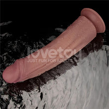 Carica l'immagine nel visualizzatore di Gallery, DILDO DUAL DENSITY VIBRANTE 26 cm