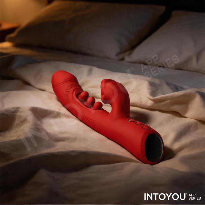 TRIXY VIBRATORE TRIPLO TAPPING CON BOCCA