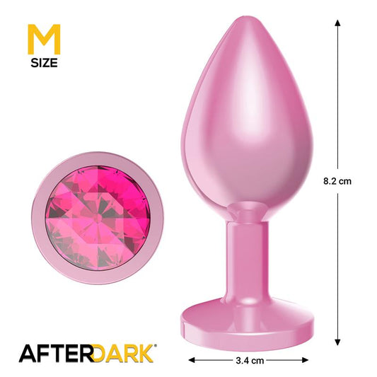 ANAL PLUG -M- ANODIZZATO ROSA-