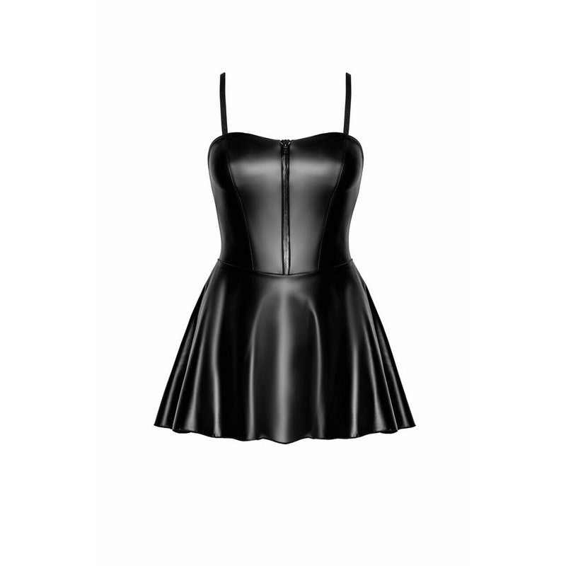 MINI ABITO CORSETTO EFFETTO WETLOOK