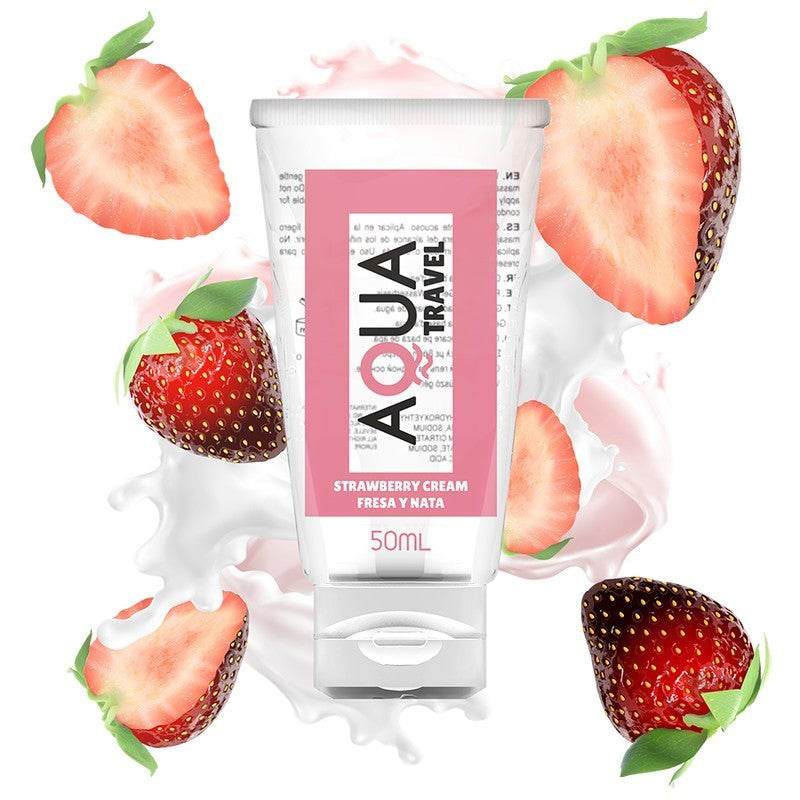 LUBRIFICANTE A BASE ACQUA AL GUSTO CREMA DI FRAGOLA - 50 ML