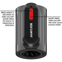 Carica l'immagine nel visualizzatore di Gallery, MASTURBATORE CON SPINTA A VORTEX E ROTAZIONE A 360