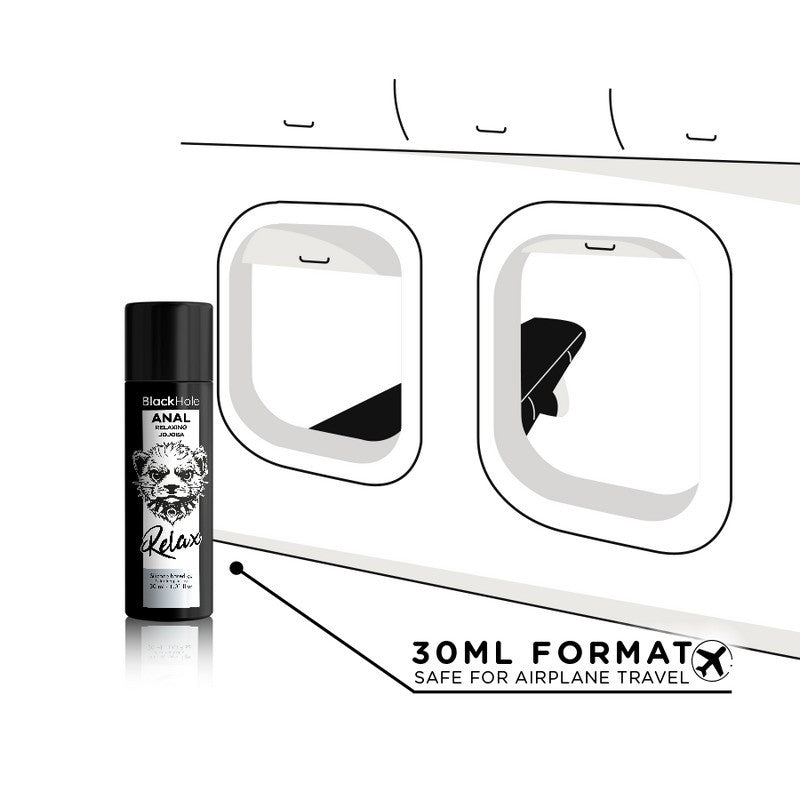 LUBRIFICANTE ANALE RILASSANTE AL SILICONE CON OLIO JOJOBA 30 ml