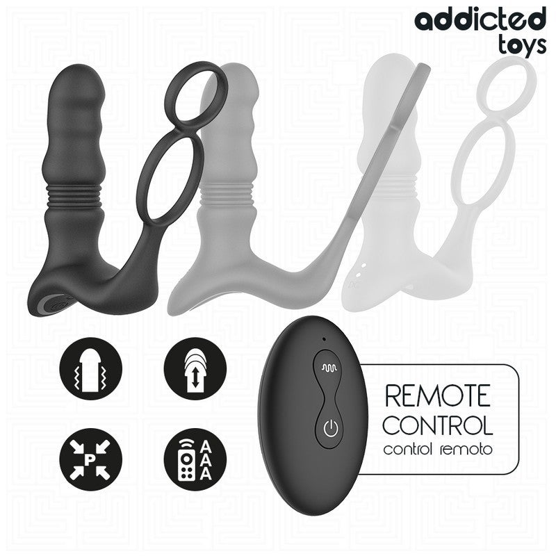 PLUG PROSTATICO CON SPINTA E VIBRAZIONE