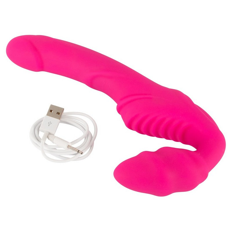 STRAPLESS STRAP ON DOPPIO VIBRANTE
