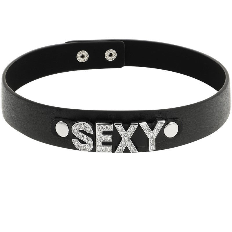 CHOKER ARTIGIANALE IN PELLE VEGAN