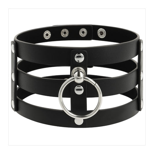 CHOKER ARTIGIANALE IN PELLE VEGAN