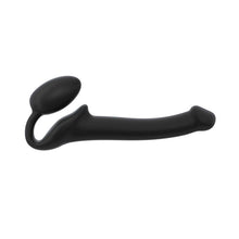 Carica l&#39;immagine nel visualizzatore di Gallery, STRAPLESS  DILDO STRAP-ON FLESSIBILE IN SILICONE MORBIDO NERO S
