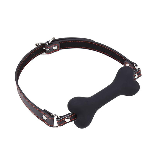 GAG BALL SILICONE 12 CM NERA