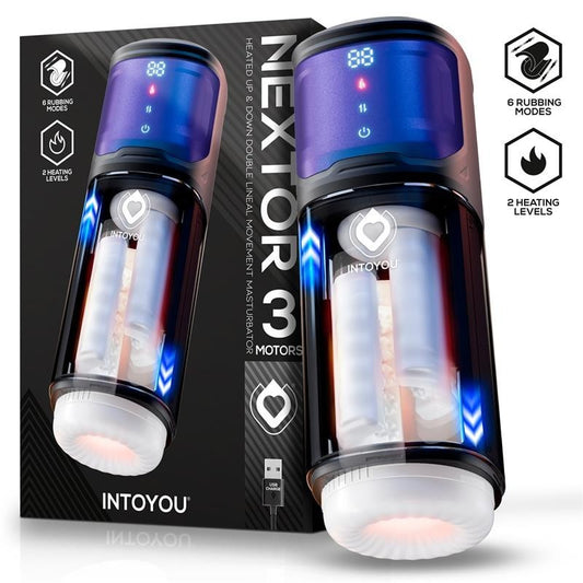 NEXTOR MASTURBATORE CON EFFETTO SFREGAMENTO E CALORE