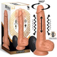 Carica l&#39;immagine nel visualizzatore di Gallery, DILDO OCTAVIUS CON SPINTA E ONDEGGIAMENTO CON VIBRAZIONE
