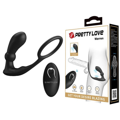 PLUG ANALE PROSTATICO VIBRANTE E PULSANTE CON ANELLO