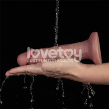 Carica l&#39;immagine nel visualizzatore di Gallery, DILDO DUAL DENSITY VIBRANTE REALISTICO 20 cm
