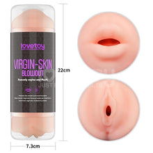 Carica l&#39;immagine nel visualizzatore di Gallery, MASTURBATORE DOPPIO,BOCCA E VAGINA

