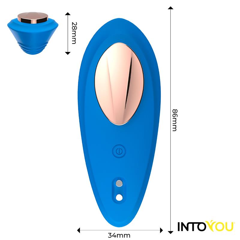 VIBRATORE DA MUTANDINE CON APP -BLU-