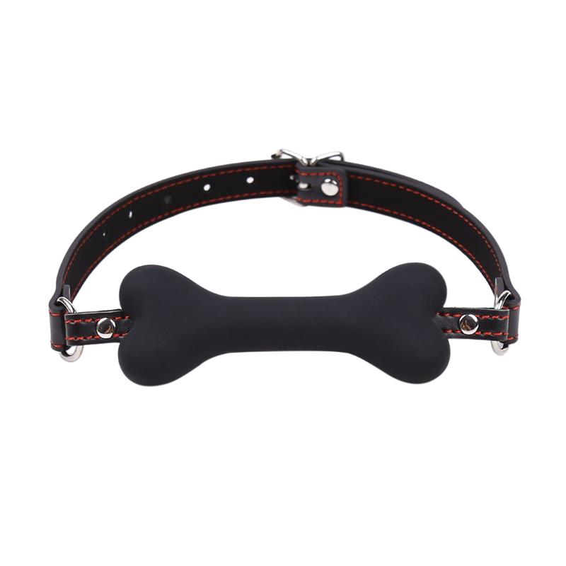 GAG BALL SILICONE 12 CM NERA