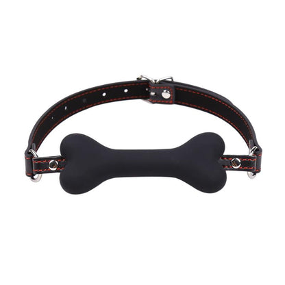 GAG BALL SILICONE 12 CM NERA