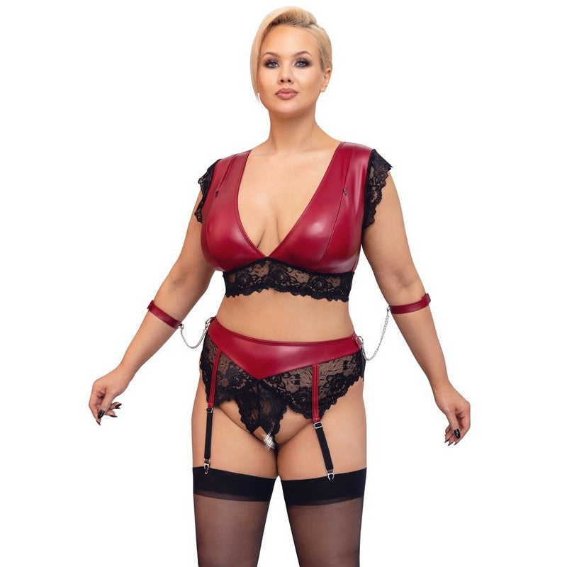 SET 2 PEZZI  BONDAGE  APERTO PLUS