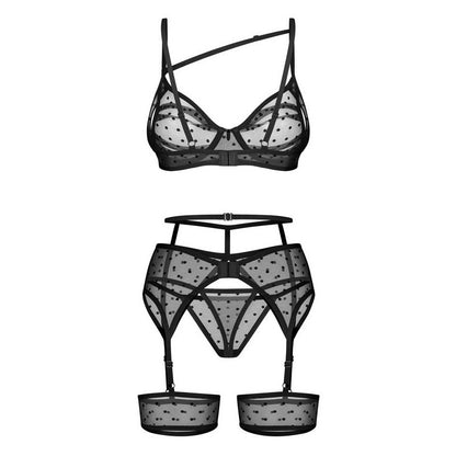 SET 3 PEZZI TRASPARENTE NUITES