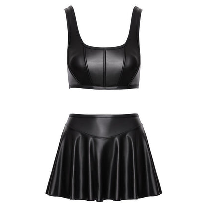 TOP + GONNA NERO OPACO
