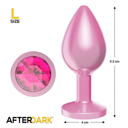ANAL PLUG -L- ANODIZZATO ROSA