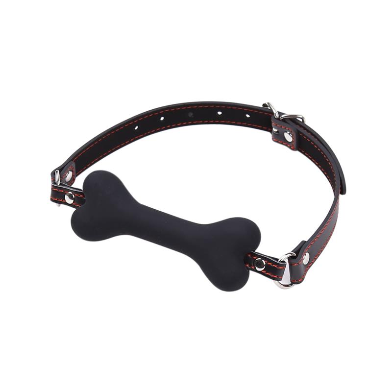 GAG BALL SILICONE 12 CM NERA
