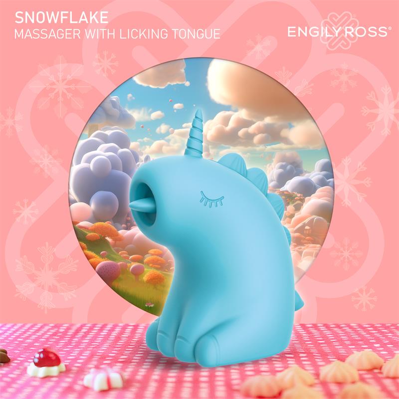 UNICORNO SNOWFLAKE-EFFETTO LECCATA-