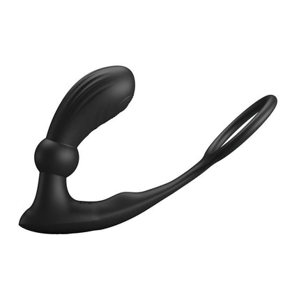 PLUG ANALE PROSTATICO VIBRANTE E PULSANTE CON ANELLO