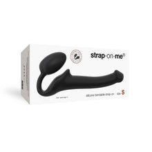 Carica l&#39;immagine nel visualizzatore di Gallery, STRAPLESS  DILDO STRAP-ON FLESSIBILE IN SILICONE MORBIDO NERO S
