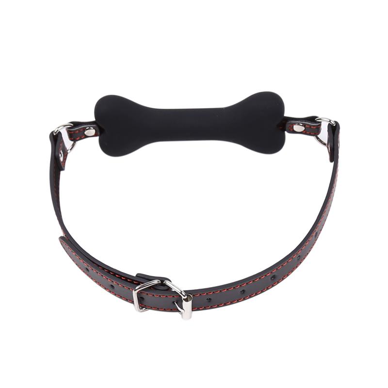 GAG BALL SILICONE 12 CM NERA