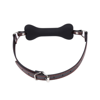 GAG BALL SILICONE 12 CM NERA