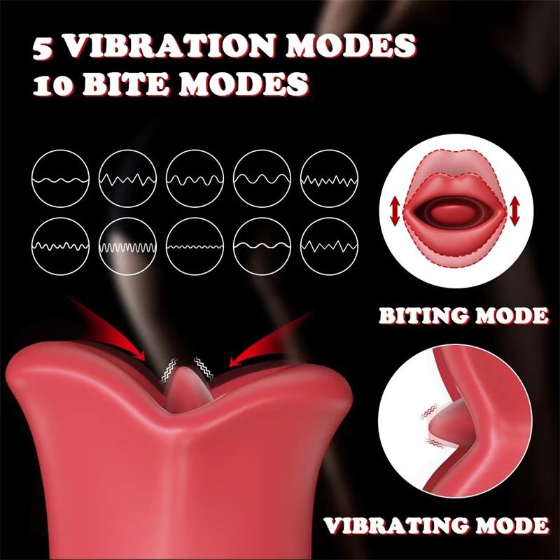 BOCCA E LINGUA CON MOVIMENTO E VIBRAZIONE-EMBER-