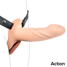 Carica l&#39;immagine nel visualizzatore di Gallery, STRAP ON CON DILDO CAVO TAGLIA L
