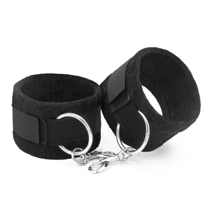 MANETTE  NERE IN VELCRO TOUGH LOVE CON CATENA EXTRA DA 40 CM