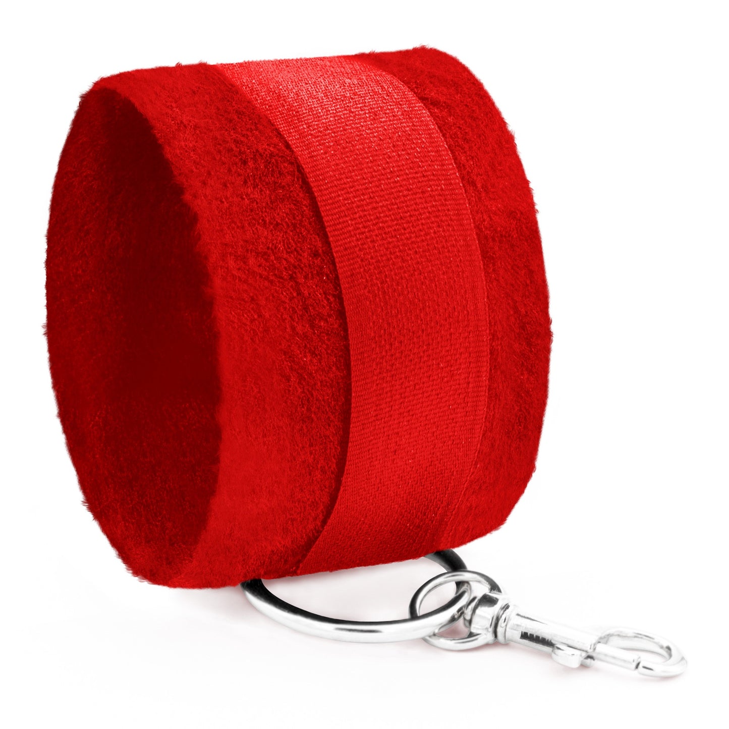 MANETTE  ROSSE IN VELCRO TOUGH LOVE CON CATENA EXTRA DA 40 CM