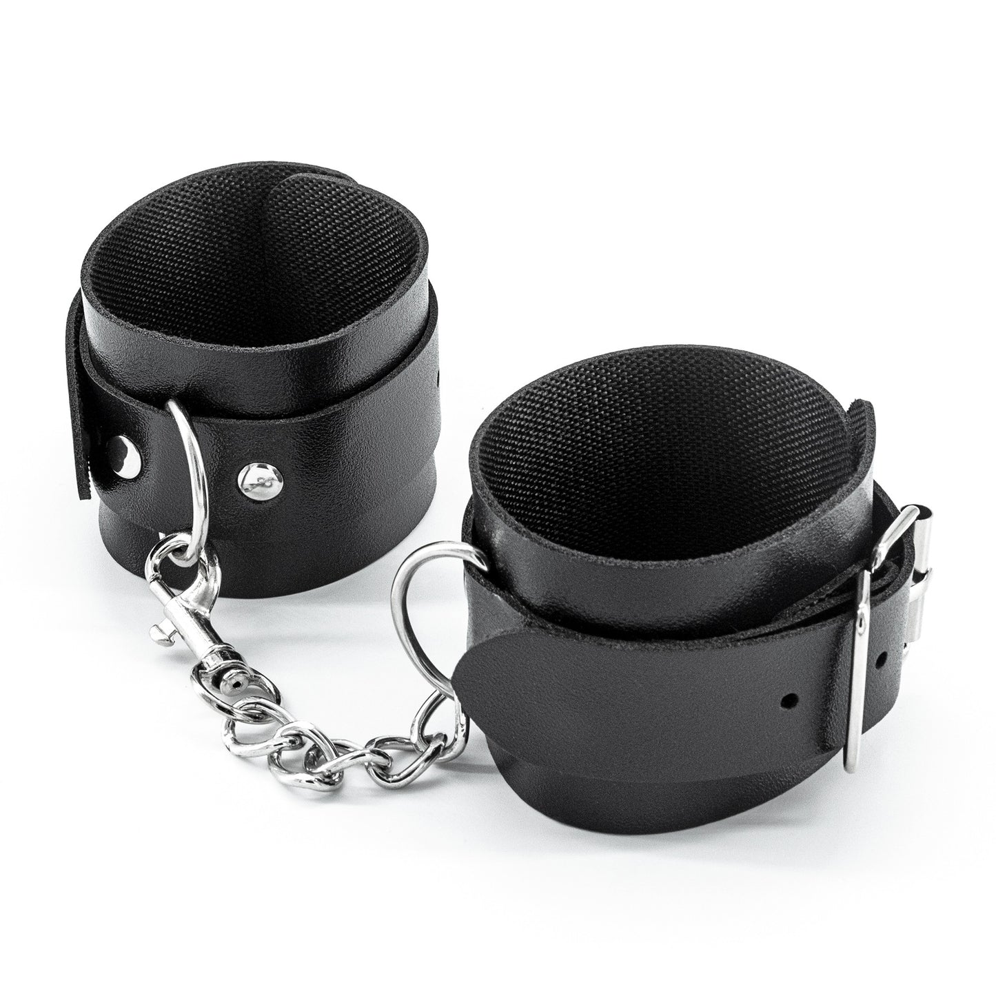 BONDAGE KIT 8 PEZZI NERO ECOPELLE