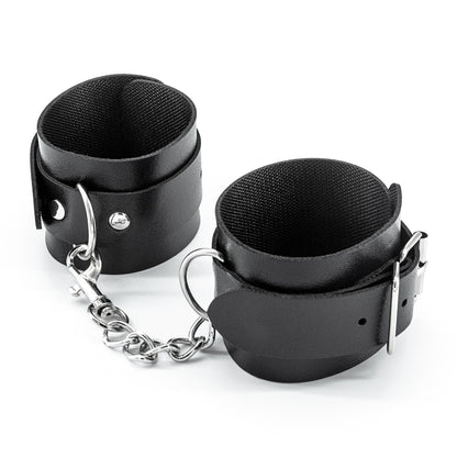 BONDAGE KIT 8 PEZZI NERO ECOPELLE