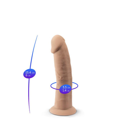 DILDO DOPPIA DENSITA' 15 CM. MOD.2