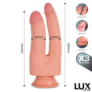 DILDO DOPPIO CON TRIPLA DENSITA'