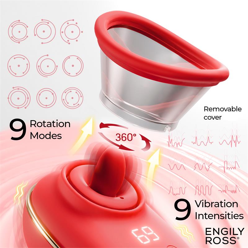 STIMOLATORE LIZER CON LECCAMENTO, POMPA A VUOTO E VIBRAZIONE