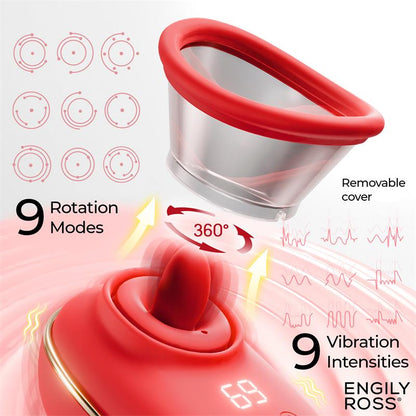 STIMOLATORE LIZER CON LECCAMENTO, POMPA A VUOTO E VIBRAZIONE