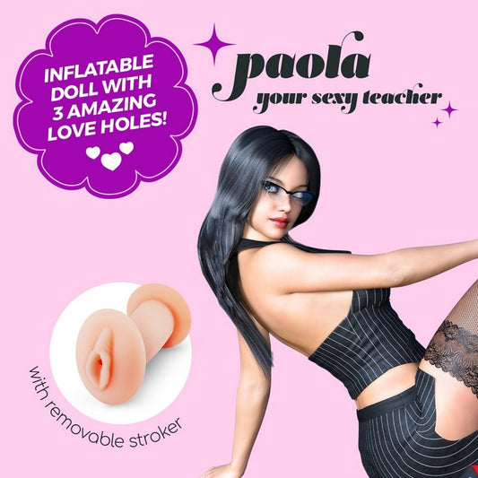 BAMBOLA GONFIABILE-PAOLA-