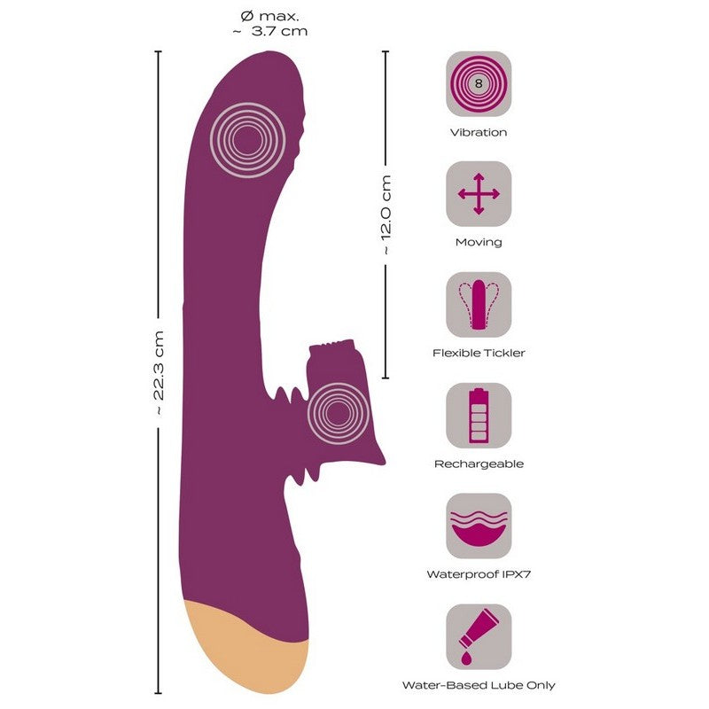 VIBRATORE RABBIT CON OSCILLAZIONI