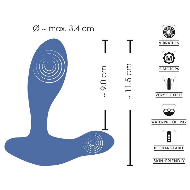 FLEXIBLE BUTT PLUG VIBRANTE
