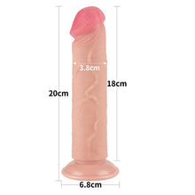 Carica l&#39;immagine nel visualizzatore di Gallery, DILDO DOPPIA DENSITA 20 CM
