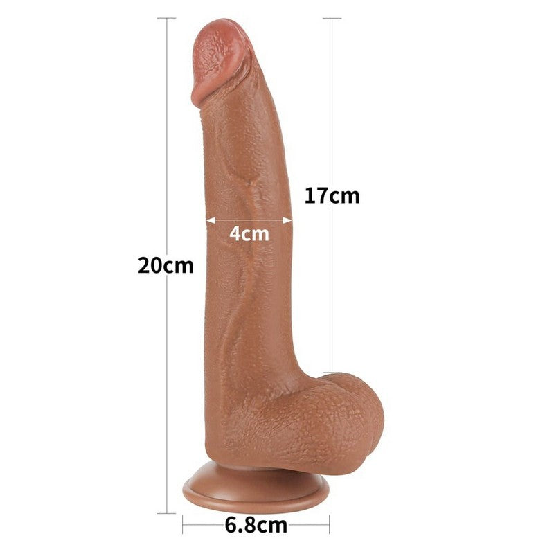 DILDO DOPPIA DENSITA' 20 CM