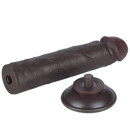 DILDO DOPPIA DENSITA 20 CM NERO