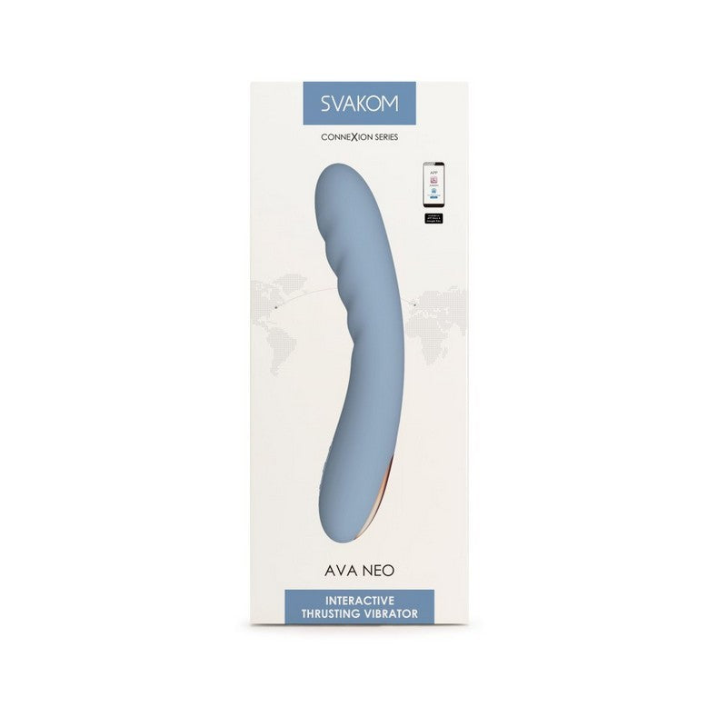 AVA NEO,VIBRATORE CON SPINTA E APP
