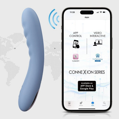 AVA NEO,VIBRATORE CON SPINTA E APP